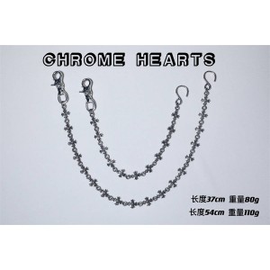 Chrome hearts CH官网克罗心代购正品双勾扣十字花裤链包链腰链