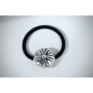 Chrome Hearts CH克罗心正品官网代购纯银十字花发绳头绳发饰F004