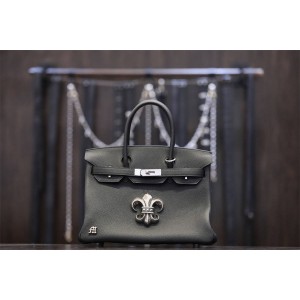 Chrome hearts CH克罗心正品旗舰店包包Birkin 30 TOGO皮童军花铂金包