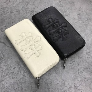 Chrome Hearts 克罗心中国官网墓葬十字架宝剑长款钱包CHQ010