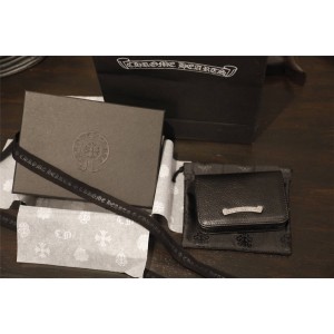 Chrome Hearts CH官网克罗心正品旗舰店短款两折卡包钱包W030