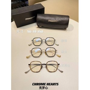 Chrome hearts CH克罗心香港官网BONE PRONE I平光镜纯钛近视眼镜架