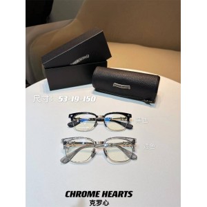 Chrome hearts CH克罗心日本官网新款关晓彤同款平光镜光学眼镜