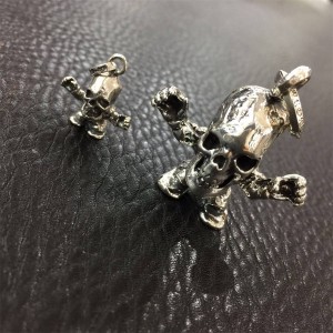 Chrome hearts CH克罗心代购925纯银FOTI骷髅小恶魔吊坠