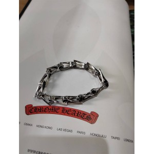 Chrome hearts CH克罗心正品官网纯银三抓链条手链