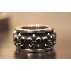 Chrome hearts CH官网北京克罗心专柜价格童军花旋转戒指R035