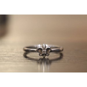 Chrome hearts CH谢霆锋克罗心官网童军花尾戒戒指R033