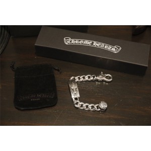 Chrome hearts CH官网香港克罗心专卖店地址勾扣光身宝剑手链H023