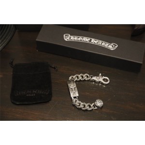 Chrome hearts CH代购日本克罗心官网勾扣宝剑全花手链H027