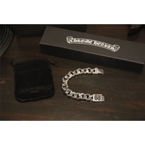 Chrome hearts CH代购克罗心官网正品十字花压舌间花手链H063