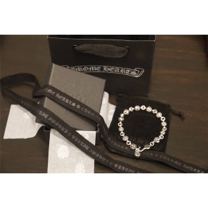 Chrome hearts CH官网谢霆锋克罗心六元素圆珠手链H055