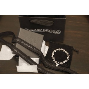 Chrome hearts CH官网克罗心图案鹰爪圆珠手链H053